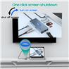 iCAN 7-in-1 Type-C Docking Station with Screen On/Off Quick Button
