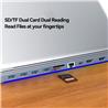 iCAN 12-in-1 USB-C 3.1 Dual 4K HDMI Docking Station with LED Light