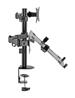 Brateck 2-in-1 Adjustable Dual Arm Monitor and Laptop Mount