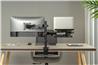 Brateck 2-in-1 Adjustable Dual Arm Monitor and Laptop Mount