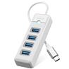 Orico Hub USB 3.0 à 4 ports avec câble de 1,64 pi, entrée USB-C
