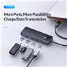 ORICO Hub USB-C 4 ports 100 W avec câble de 1,64 pi
