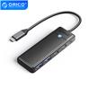 ORICO Hub USB-C 4 ports 100 W avec câble de 1,64 pi