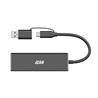 iCAN Hub USB 3.0 Ultra Slim 4 ports avec double entrée USB-A/C