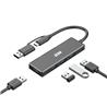 iCAN Hub USB 3.0 Ultra Slim 4 ports avec double entrée USB-A/C