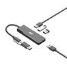 iCAN Hub USB 3.0 Ultra Slim 4 ports avec double entrée USB-A/C