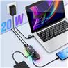 iCAN 7-Port Powered USB 3.0 Hub with Individual On/Off Switches