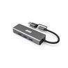 iCAN Hub Ethernet USB 3.0 4-en-1 avec deux connecteurs USB-A/C