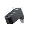 iCAN 3-Port USB 3.0 Rotatable 180 Degree Mini Data Hub(Open Box)