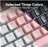 Redragon A130P PBT Pudding keycaps pink 104 Keycaps