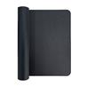 iCAN Black Double-Sided PU Leather Desk Pad with Stitched Line(Open Box)