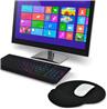 iCAN Mouse Pad with Wrist Rest, Non-slip Rubber Base, Black(Open Box)