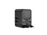 iCAN 100W 4-Port Universal Travel Adapter with 3 USB-C and 1 USB-A