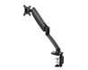 iCAN 10"-27" Single Screen Desktop Mount | 360 Degree Swivel | Black(Open Box)