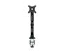 iCAN 10"-27" Single Screen Desktop Mount | 360 Degree Swivel | Black(Open Box)
