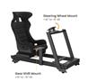 Cockpit de simulation Strix ARMOURY avec siège et levier – Noir