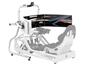 Fanatec - GT Cockpit Triple Monitor Expansion Kit (White)(Open Box)
