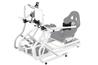 Fanatec - GT Cockpit Triple Monitor Expansion Kit (White)(Open Box)