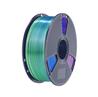 Sunlu Silk PLA+ Tri Color filament, Blue Green Purple