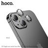 HOCO Cadre métallique 3D Film pour objectif iPhone 15 / 15 Plus, Noir