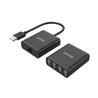 Rallonge USB 2.0 4 ports UNITEK sur Cat 6/Cat 5e(Open Box)