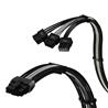 iCAN AVA PCIE 5.0 Molded & Soldered 16Pin (12+4) to 3x8Pin,16AWG Sleeved, Compatible With RTX40 & RTX30 FE GPUs, Designed for C