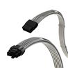 iCAN AVA 12VHPWR PCIE 5.0 Power Extension Cables, 600W 16AWG, UL-Rated, Sleeved Jacket, Molded Plugs, 4 Pcs Kit for RTX4000 ...