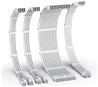 iCAN PSU Cable Extension Cable Kit, Braided, White