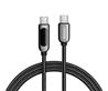 Baseus Display Fast Charging Data Cable Type-C to Type-C 100W 1m Black(Open Box)