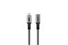 Câble iCAN USB 3.1 Type-C Mâle vers Type-C Femelle, 100W, 3,3 pieds
