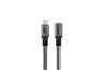 iCAN USB4 Type-C Male to Type-C Female Cable, 240W, 3.3ft
