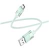 Hoco "U132 Beijing" charging data cable USB Type-C, 1.2m (4ft), Green