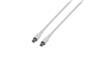 iCAN USB Type-C to Type-C silicone cable, 5A 240W, 3m (9.9ft), White