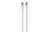 iCAN USB Type-C to Type-C silicone cable, 5A 240W, 3m (9.9ft), White