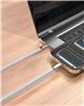 iCAN USB 2.0 Ultra-thin Type-C Male to Male Flat Cable, 240W, 3ft