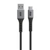 iCAN Câble USB 2.0 mâle Type-A vers mâle Type-C, 15W, 3 pieds