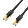 iCAN CAT8 Premium Ethernet Cable, S/FTP, 40Gbps 2000MHz,  35FT, Black(Open Box)