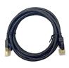 iCAN CAT8 Braided Ethernet Cable, 40Gbps 2000Mhz, S/FTP 26AWG, 7FT(Open Box)