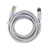 iCAN CAT7 Ethernet Patch Cable, High Speed 10Gbps 600MHz, Double Shielded S/FTP 26AWG, Gold Plated, 6FT, White