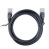 iCAN CAT6 High Speed Ethernet Cable,1000Mbps 26AWG, 6FT, Black