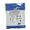 iCAN CAT8 Flat Shielded Ethernet Cable, 40Gbps, STP, 10FT, White