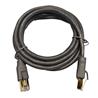 iCAN CAT7 Ethernet Patch Cable, High Speed 10Gbps 600MHz, Double Shielded S/FTP 26AWG, Gold Plated, 15FT, Grey