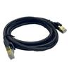 iCAN CAT8 Braided Ethernet Cable, 40Gbps 2000Mhz, S/FTP 26AWG, 7FT(Open Box)