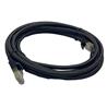 iCAN CAT7 Braided Ethernet Cable, 10Gbps 600Mhz, SSTP 26AWG, 15FT(Open Box)