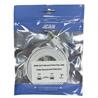 iCAN CAT7 Shielded Flat Ethernet Cable, 10Gbps, STP, 7FT, White