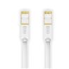 iCAN CAT7 Ethernet Cable,10Gbps 600MHz, SSTP, Gold Plated, 40FT, White(Open Box)