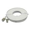 iCAN CAT7 Shielded Flat Ethernet Cable, 10Gbps, STP, 35FT, White