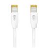 iCAN CAT7 Ethernet Patch Cable, High Speed 10Gbps 600MHz, Double Shielded S/FTP 26AWG, Gold Plated, 6FT, White