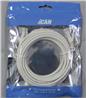 Câble Ethernet ultra-fin iCAN CAT6A, 10 Gbit/s, 550 MHz, 28 AWG, 4,5 m, blanc