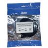 iCAN CAT7 Shielded Flat Ethernet Cable, 10Gbps, STP, 15FT, Black